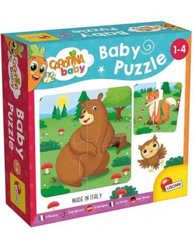 Carotina baby puzzle il bosco - LIS80076 | Futurartb2b Ingrosso Giocattoli