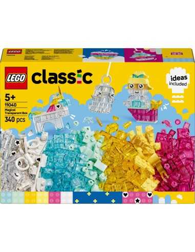 Lego Classic 11040 Scatola magica trasparente - LEG6526076 | Futurartb2b Ingrosso Giocattoli