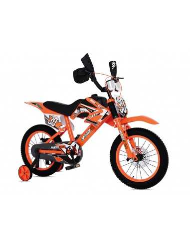 Bici Bicicletta Motocross – Arancio 16 - MAGB132 | Futurartb2b Ingrosso Giocattoli