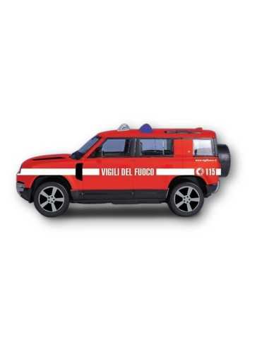 Land rover Defender 110 2022 Vigili del Fuoco scala 1:24 - BUR18-20001-3 | Futurartb2b Ingrosso Giocattoli