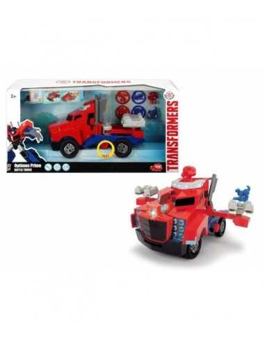 Transformers Optimus Prime Battle camion - SIM203116003 | Futurartb2b Ingrosso Giocattoli