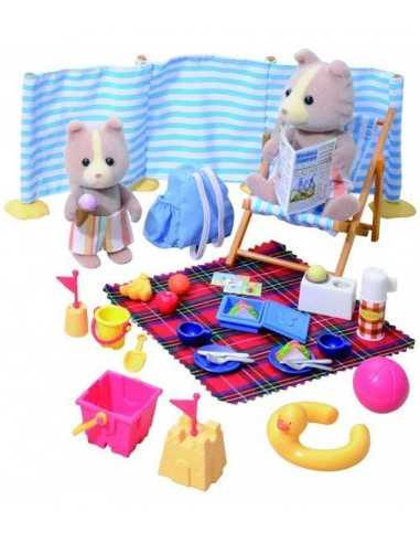 Sylvanian Families set spiaggia con 30 accessori - BOR4870.SYL | Futurartb2b Ingrosso Giocattoli