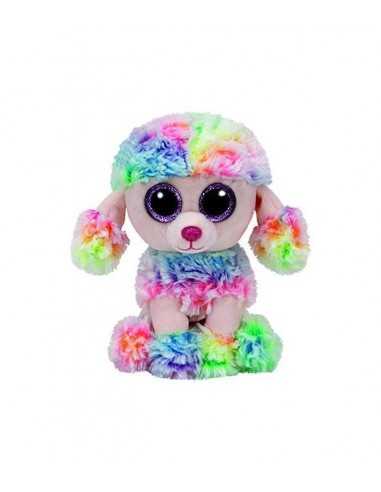 Peluche beanie boos cagnolino 15 centimetri rainbow - 4MTY-T37223 | Futurartb2b Ingrosso Giocattoli