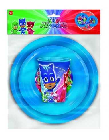 Super pigiamini set pappa 3 pezzi pj masks - DEG1910 1133 | Futurartb2b Ingrosso Giocattoli