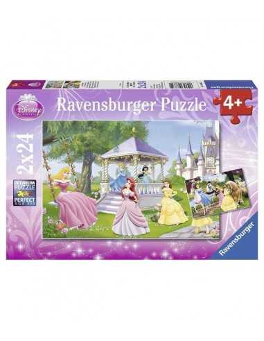 Puzzle 2x24 pezzi disney princess - RAV08865 | Futurartb2b Ingrosso Giocattoli