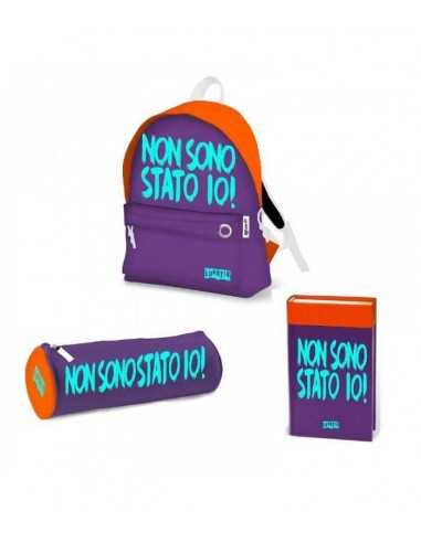 Kit zaino americano con astuccio e diario non sono stato io - WON1117008 | Futurartb2b Ingrosso Giocattoli