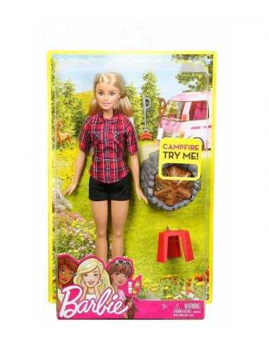 Barbie campeggio bionda con barbecue - MATFDB44 | Futurartb2b Ingrosso Giocattoli