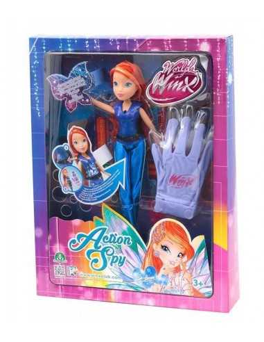 Bambola Winx bloom action spy light up con guanto - GIOWNX35000 | Futurartb2b Ingrosso Giocattoli