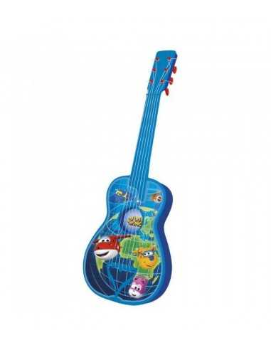 Super Wings chitarra in plastica con 6 corde - MAGREIG-2133 | Futurartb2b Ingrosso Giocattoli