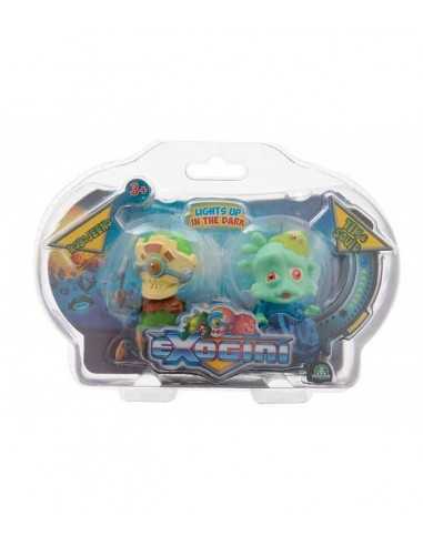 Exogini blister 2 personaggi robojeeno tim e squid - GIOEXG04010/6 | Futurartb2b Ingrosso Giocattoli