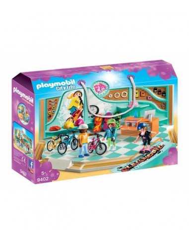 Playmobil 9402 negozio di skate e biciclette - PLA9402 | Futurartb2b Ingrosso Giocattoli