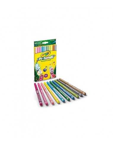 Crayola 10 pennarelli super punta lavabili profumelli - CRA58-5071 | Futurartb2b Ingrosso Giocattoli