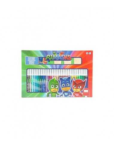 Confezione 36 pennarelli pj masks - MUL57954 | Futurartb2b Ingrosso Giocattoli