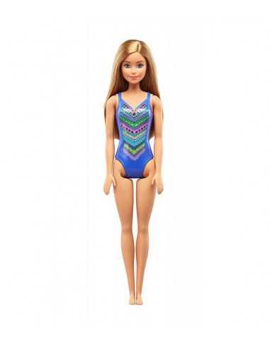 Barbie beach con costume blu - MATDWJ99/FJD97 | Futurartb2b Ingrosso Giocattoli