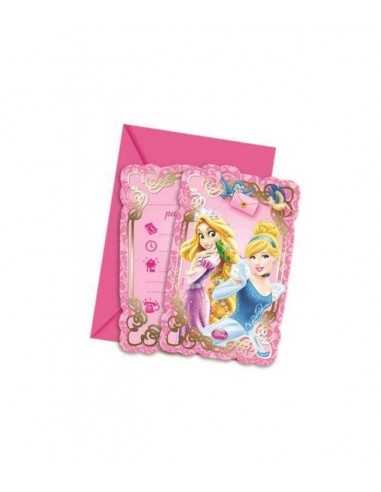 Disney Principesse set 6 inviti con bustine - STE99582650 | Futurartb2b Ingrosso Giocattoli