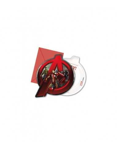 Avengers age of Ultron set 6 inviti con bustine - STE99585400 | Futurartb2b Ingrosso Giocattoli