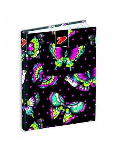 Diario standard 16 mesi seven girl the double nero butterfly - SEV501001833/ | Futurartb2b Ingrosso Giocattoli