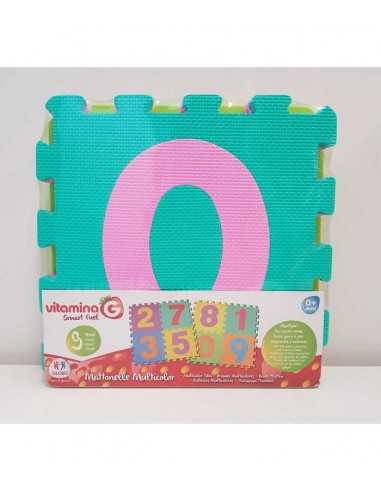 Tavolette puzzle numeri 9 pezzi 1-2-3-4-5-6-7-8-9 - GLO01226/5 | Futurartb2b Ingrosso Giocattoli