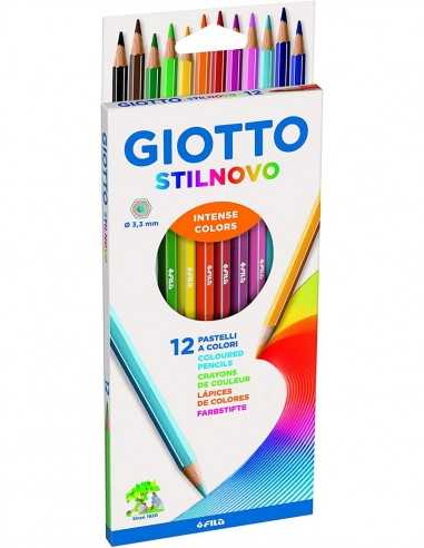 Giotto Stilnovo Cf 12 Pastelli A Colori - 2271574706324 | Futurartb2b Ingrosso Giocattoli