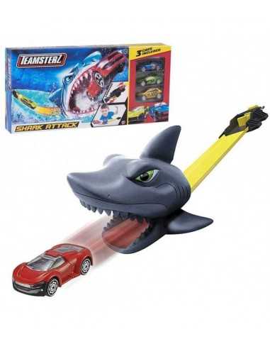 Teamsterz pista shark attack con 3 auto - MAGGG-00942 | Futurartb2b Ingrosso Giocattoli