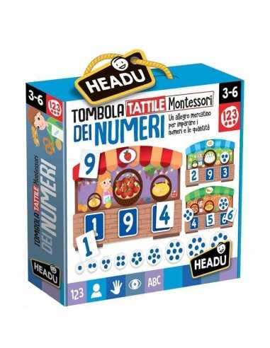 Tombola tattile Montessori dei Numeri - HEAIT20249 | Futurartb2b Ingrosso Giocattoli