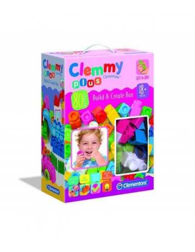 Clemmy plus build e create girls box 80 pezzi - CLE17258 | Futurartb2b Ingrosso Giocattoli