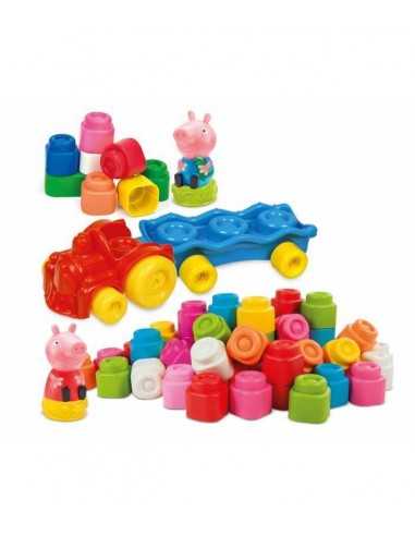 Peppa pig playset soft blocks train set - CLE17249 | Futurartb2b Ingrosso Giocattoli