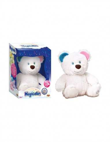 Magicalin Peluche orso bianco buonanotte - MAGGG-02830 | Futurartb2b Ingrosso Giocattoli