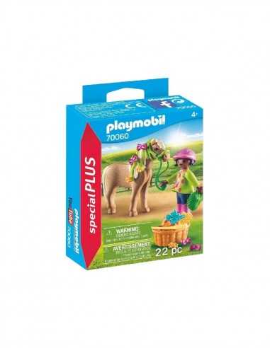 PlayMobil 70060 - Bambina con Pony - PLA70060 | Futurartb2b Ingrosso Giocattoli