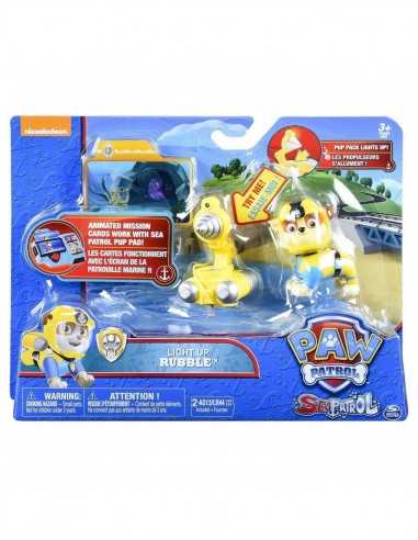 Paw Patrol Sea Patrol - Light up Rubble - WON20094530 | Futurartb2b Ingrosso Giocattoli