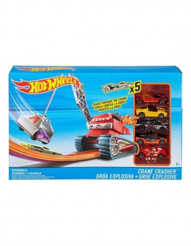 Hot Wheels - Pista Crane Crasher - TOYFFF62 | Futurartb2b Ingrosso Giocattoli