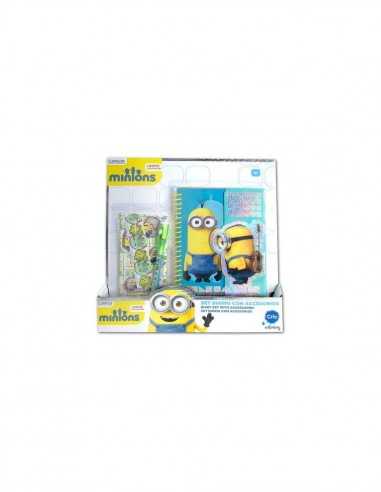 Minions set diario con accessori - TOY86835 | Futurartb2b Ingrosso Giocattoli