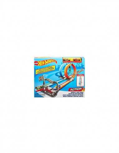 Hot Wheels pista double loop dash con 2 veicoli - TOYGFH85 | Futurartb2b Ingrosso Giocattoli