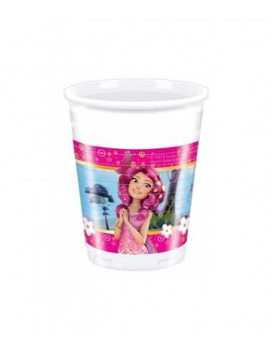 Bicchieri in plastica, Mia&Me 200 ml 8 pz - COMCMG82605 | Futurartb2b Ingrosso Giocattoli