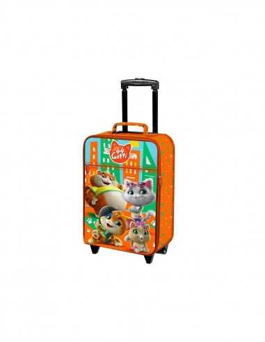 44 Gatti - Trolley valigia morbida 53 cm - CORT00183 MC | Futurartb2b Ingrosso Giocattoli