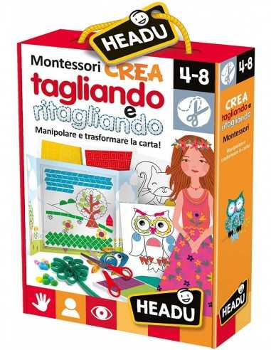 Montessori crea tagliando e ritagliando - HEAIT22939 | Futurartb2b Ingrosso Giocattoli