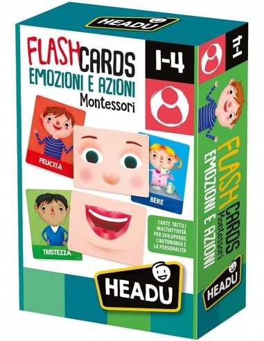 Flashcards montessori emozioni e azioni - HEAIT23103 | Futurartb2b Ingrosso Giocattoli