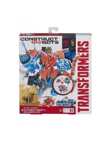 Trasformers 4 Warriors - Optimus prime & Gnaw Dino - HASA6149E240/OPT | Futurartb2b Ingrosso Giocattoli