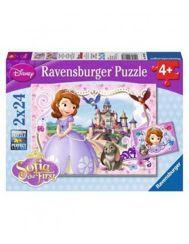 Puzzle principessa sofia avventure reali 2 x 24 pz - RAV09086 | Futurartb2b Ingrosso Giocattoli