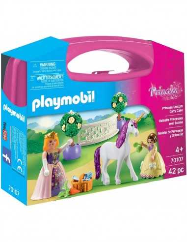 PlayMobil Princess 70107 - Valigetta Principessa con unicorno - PLA70107 | Futurartb2b Ingrosso Giocattoli