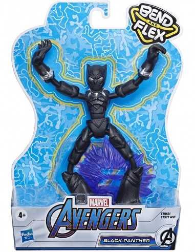 Marvel Avengers - Personaggio Black Panther Bend and Flex - HASE7377/E7868 | Futurartb2b Ingrosso Giocattoli