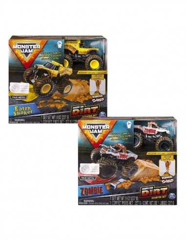 Monster jam dirt starter set con macchina 2 modelli - WON6045198 | Futurartb2b Ingrosso Giocattoli