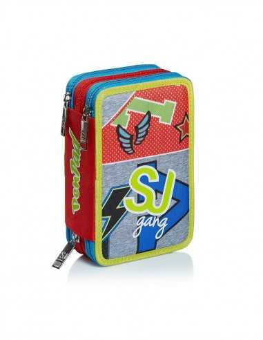 Astuccio pen pad 3 zip sj gang college e sport - SEV3C2012003-426 | Futurartb2b Ingrosso Giocattoli