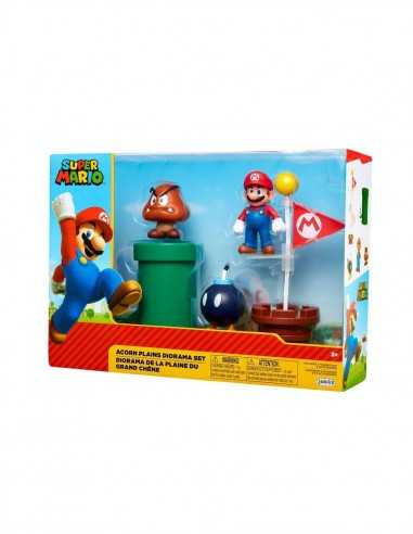 Super Mario Diorama Set Piana delle Ghiande - JAK64517 | Futurartb2b Ingrosso Giocattoli